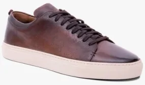 Barker Paisley Sneakers - Chestnut Hand Painted