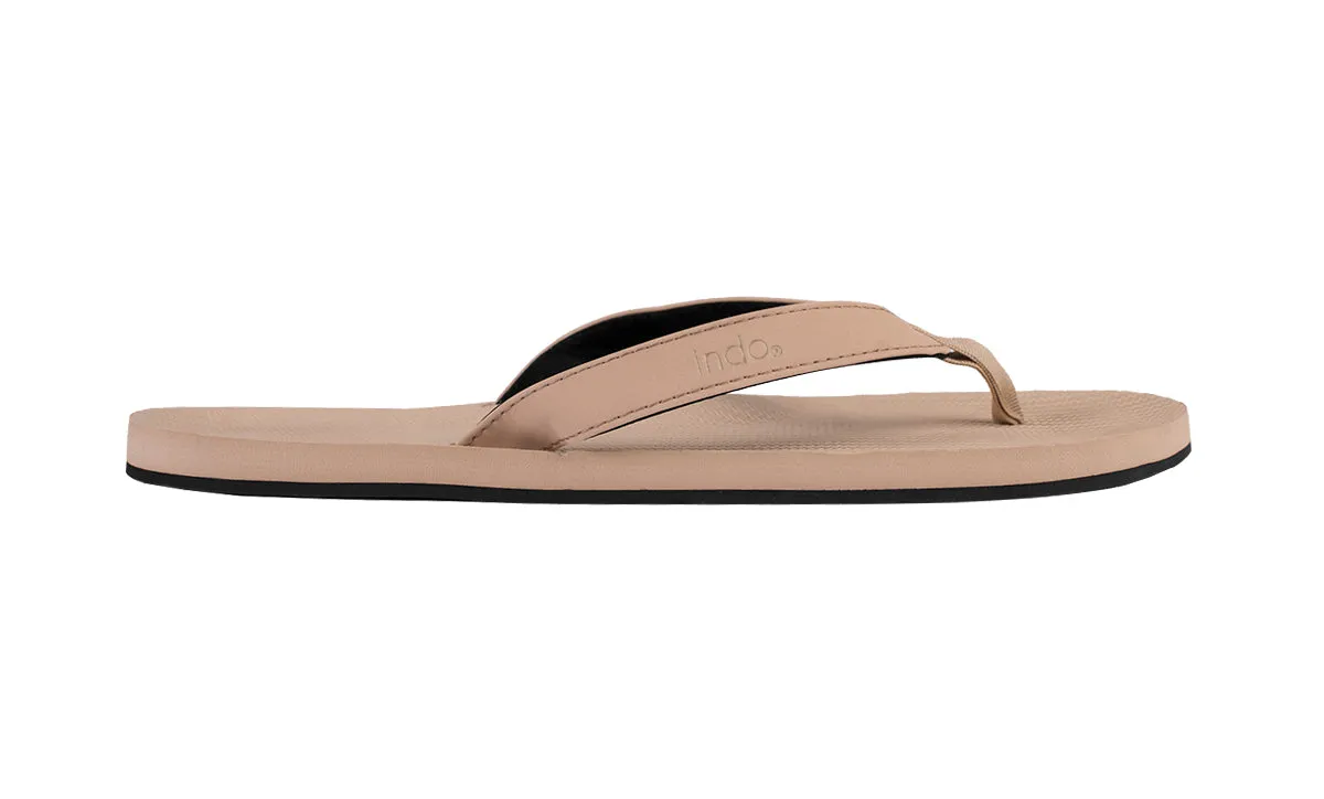Indosole Essentials Flip Flops Men Light Soil
