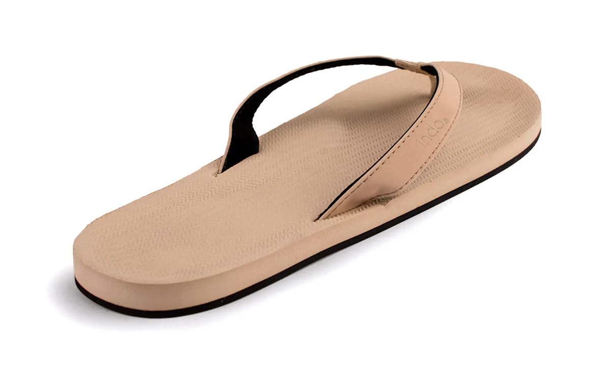 Indosole Essentials Flip Flops Men Light Soil