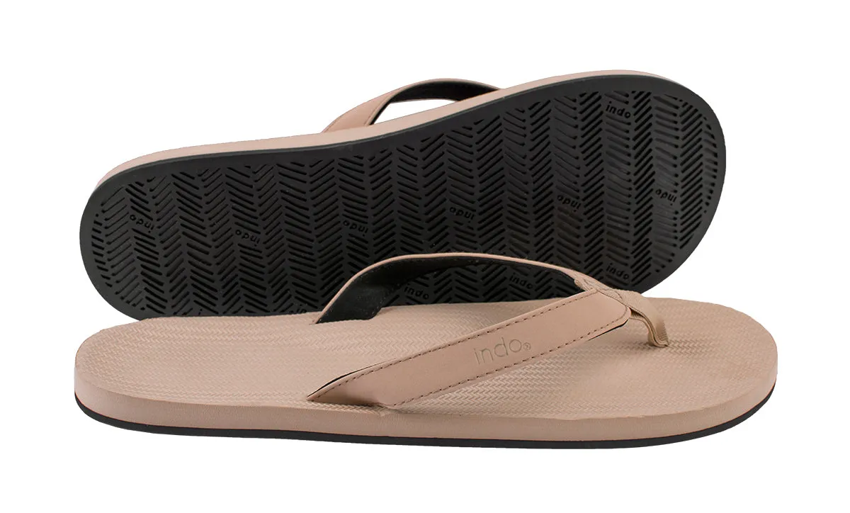 Indosole Essentials Flip Flops Men Light Soil