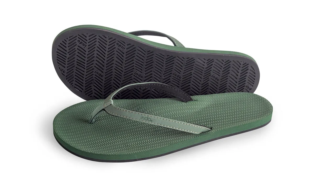 Indosole Essentials Flip Flops Women Leaf