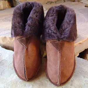 Men's Boot Style Sheepskin Slippers