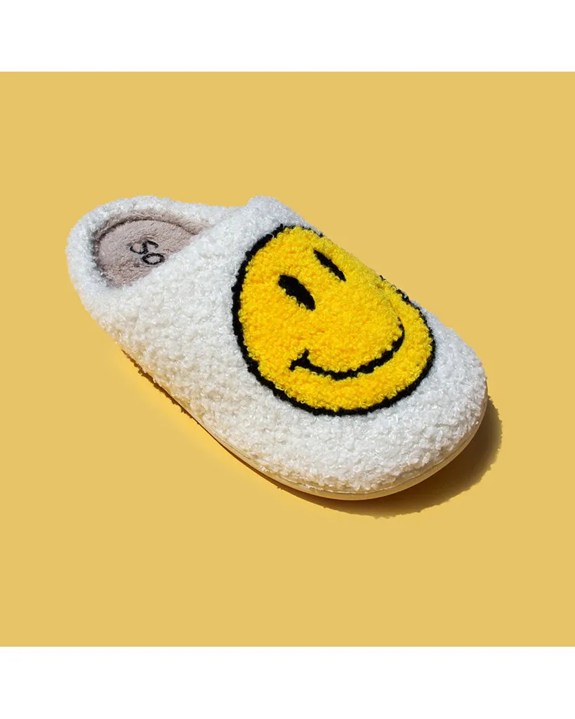 So Danca Joyful Soles Smiley Face Slippers - BT50 - Womens