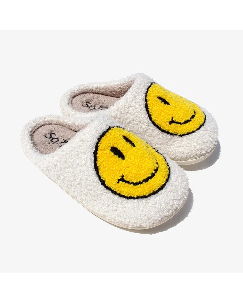 So Danca Joyful Soles Smiley Face Slippers - BT50 - Womens