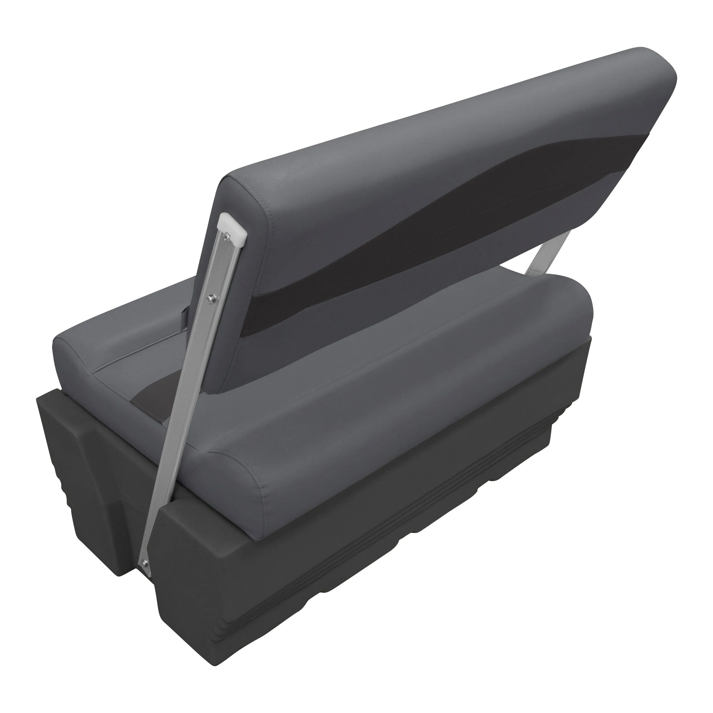 Wise Premier Pontoon Flip Flop Seat - Cushion & Base Set | Dark Mode